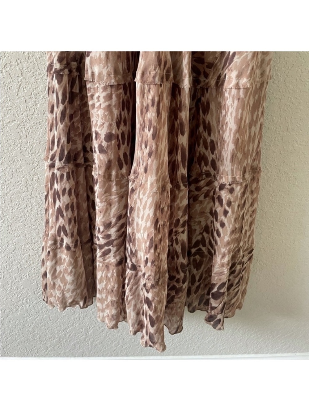 Vintage‎ Jones NY Layered Tiered Slip Maxi Dress Size 4 - Picture 2 of 10